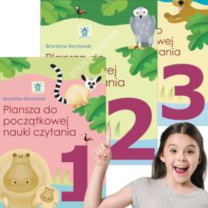 Plansze do początkowej nauki czytania (3 plansze)