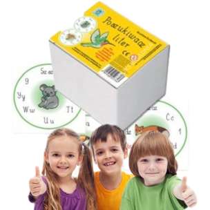 Poszukiwacz liter - gra edukacyjna kształcąca I doskonaląca spostrzeganie liter I cyfr