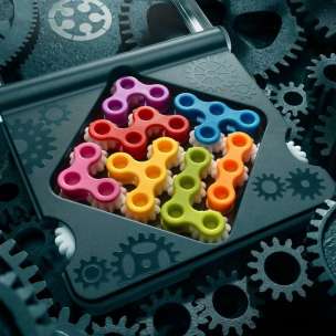 Smart Games. IQ Gears IUVI Games - układanka logiczna dla 1 gracza
