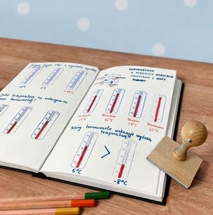 Stempel edukacyjny - termometr