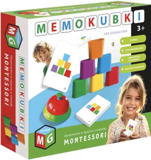Memokubki - gra edukacyjna Montessori