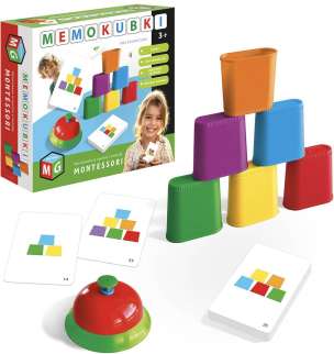 Memokubki - gra edukacyjna Montessori