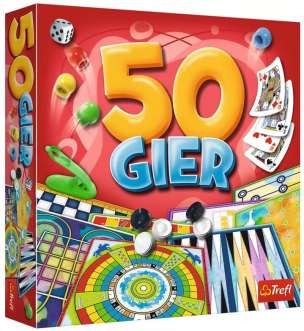 50 gier - zestaw klasycznych gier planszowych