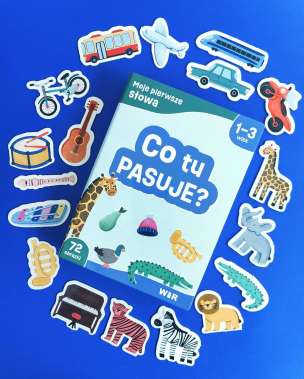 Moje pierwsze słowa. Co tu pasuje? - zestaw edukacyjny