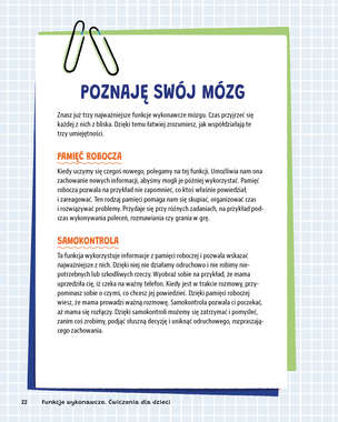 Funkcje wykonawcze. Ćwiczenia dla dzieci