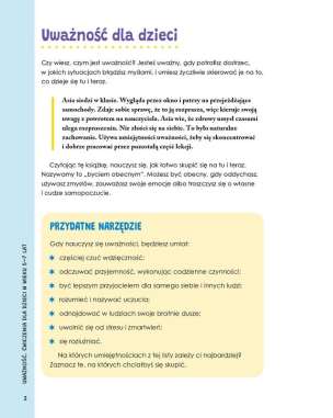 Uważność. Ćwiczenia dla dzieci w wieku 5–7 lat. Ponad 60 zadań pomagających osiągnąć spokój i skupienie oraz wyrazić współczucie