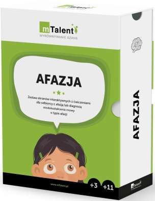 mTalent Afazja - zestaw ekranów interaktywnych