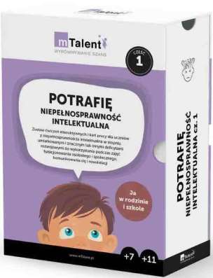 mTalent Potrafię. Niepełnosprawność Intelektualna część 1. Ja w rodzinie i szkole (7+, 11+) - program multimedialny