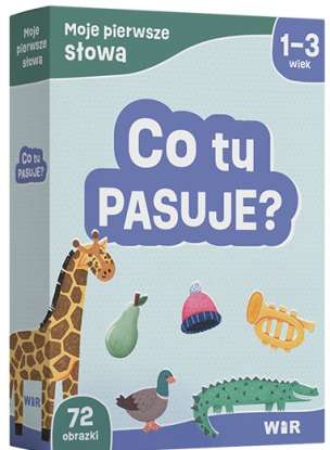 Moje pierwsze słowa. Co tu pasuje? - zestaw edukacyjny