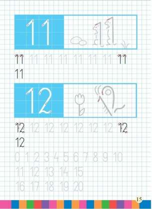 Idę do szkoły. Zeszyt kaligraficzny. Cyfry