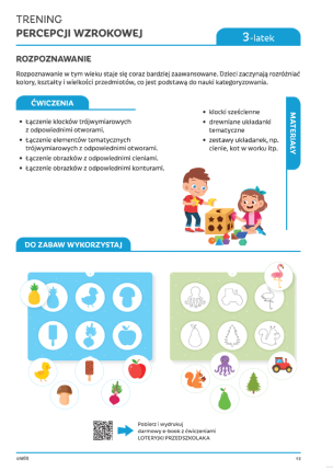 Arkusze obserwacji i treningi rozwojowe dla dzieci w wieku 3-6 lat