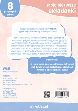 Moje pierwsze układanki. Ułóż dalej! Sekwencje