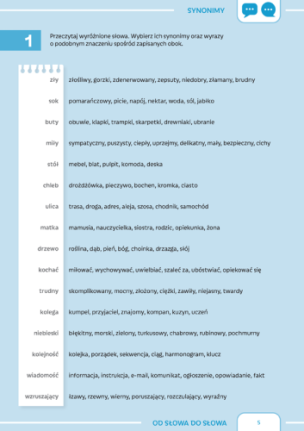 Rozwijające ćwiczenia językowe. Od słowa do słowa. Trening leksykalno-semantyczny dla uczniów w wieku 13-15 lat