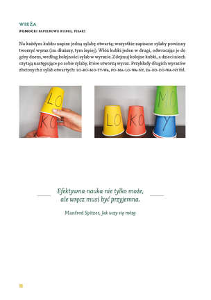 Sylabowe zabawy. Nauka czytania poprzez ruch i zabawę bez kart pracy