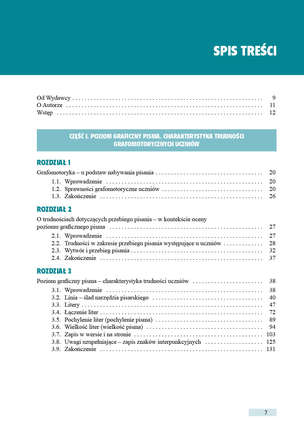 Trudności w pisaniu. Poziom graficzny pisma