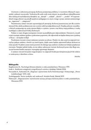 Chodzą słuchy 2, czyli ćwiczenia usprawniające percepcję słuchową dla uczniów starszych klas szkoły podstawowej oraz uczniów szkół ponadpodstawowych