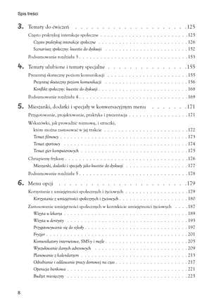 Menu umiejętności społecznych i życiowych. Ćwiczenia kształtujące umiejętności społeczne i życiowe dla młodzieży ze spektrum autyzmu