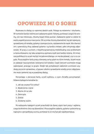 Opowiedz mi o sobie. Karty pracy dla uczniów z problemami w komunikowaniu się