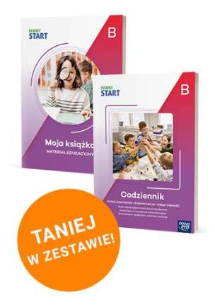 Pewny start. Poziom B. Moja książka + Codziennik szkolny (Funkcjonowanie, komunikacja, kreatywność) - ZESTAW