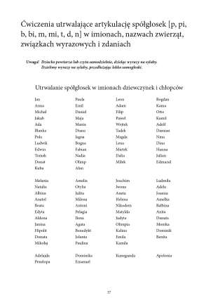 Pomagamy dziecku z opóźnionym rozwojem mowy. Utrwalanie głosek p, pi, b, bi, m, mi, t, d, n