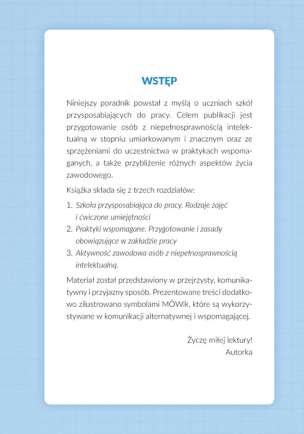 Praktyki wspomagane. Poradnik dla uczniów szkół przysposabiających do pracy