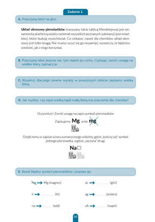 Re-aktywna chemia. Zadania rewalidacyjne dla uczniów klas 7–8