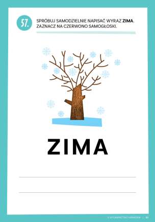 Skarby pór roku. Zima. Materiały dla dzieci z niepełnosprawnością intelektualną