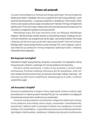 Trening Umiejętności Społecznych dzieci i młodzieży. Część 2