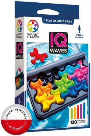 Smart Games. IQ Waves IUVI Games (ENG) - układanka logiczna dla 1 gracza