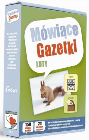 Mówiące Gazetki. Luty - pomoc dydaktyczna z symbolami MÓWik