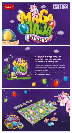 Magajaja Unicorns - gra planszowa