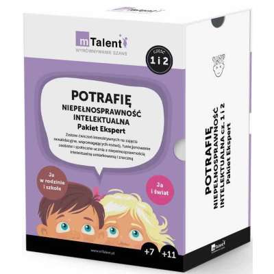mTalent Potrafię. Niepełnosprawność intelektualna Pakiet Ekspert (części 1 + 2) - program multimedialny