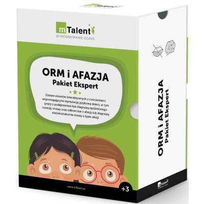 mTalent ORM i Afazja. Pakiet Ekspert - zestaw ekranów interaktywnych