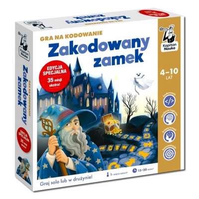 Kapitan Nauka. Zakodowany zamek. Gra na kodowanie. Edycja specjalna