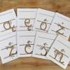 Alfabet do nauki pisania. Znaki diakrytyczne (małe litery) - pomoc dydaktyczna