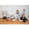 Poduszki edukacyjne siedziska ekoskóra AFIRMACJE ze zwierzątkami - zestaw 6 szt.