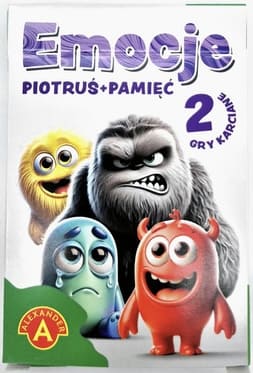 Emocje. Piotruś + Pamięć - 2 gry karciane