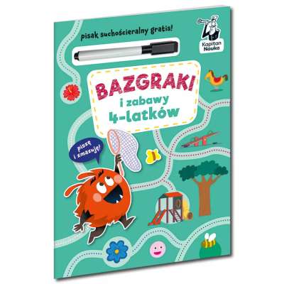 Kapitan Nauka. Bazgraki i zabawy 4-latków