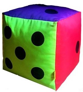 Kostka edukacyjna - Kropki, 15 cm (1)