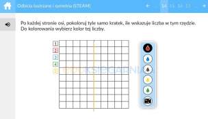 Edukacyjna Mata STEAM z interaktywną obudową cyfrową