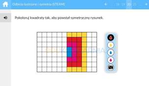 Edukacyjna Mata STEAM z interaktywną obudową cyfrową
