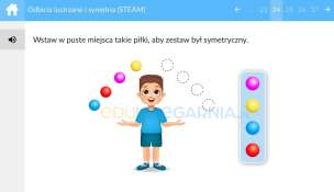 Edukacyjna Mata STEAM z interaktywną obudową cyfrową