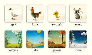 Kurnik 2. Cztery pory roku - gra ćwicząca pamięć