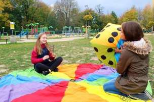 Kostka edukacyjna - Kropki, 15 cm (1)