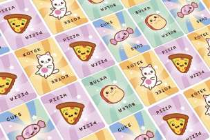 Bułka, Kotek, Pizza - gra dla najmłodszych na refleks i spostrzegawczość