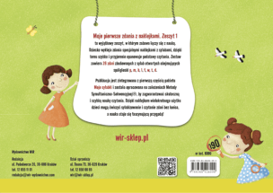 Moje pierwsze zdania z naklejkami. Zeszyt 1