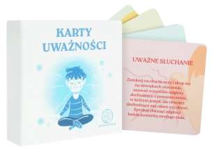 Karty uważności - 32 karty z ćwiczeniami relaksacyjnymi, wyciszającymi i obniżającymi napięcie