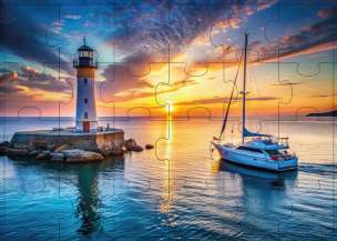 Silver. Puzzle Latarnia Morska (24 elementy)