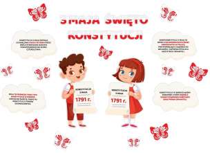 Dekoracja patriotyczna - Dzieci XL (17 elementów, dwustronne) (1)