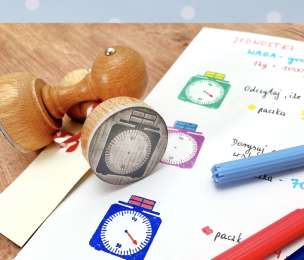 Stempel edukacyjny - Waga (gramy)